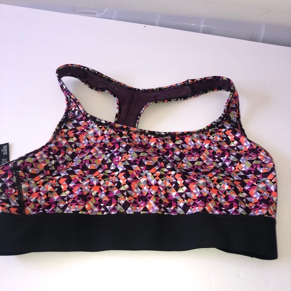 𝅺Victoria’s secret wireless printed sports bra L - Picture 1 of 3
